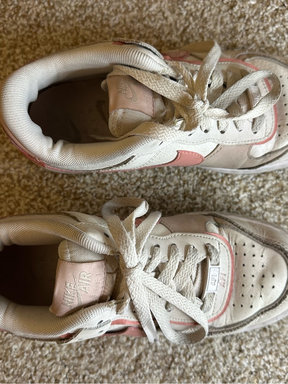Nike Air Force 1 Shadow - Phantom/Pink Oxford - Women’s Size 6.5 - Picture 4 of 6